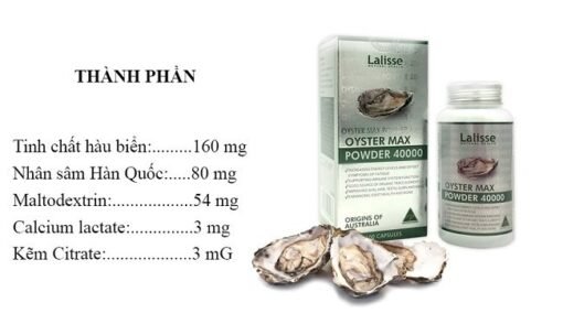 Viên uống tinh chất hàu nhân sâm (lọ 100v)